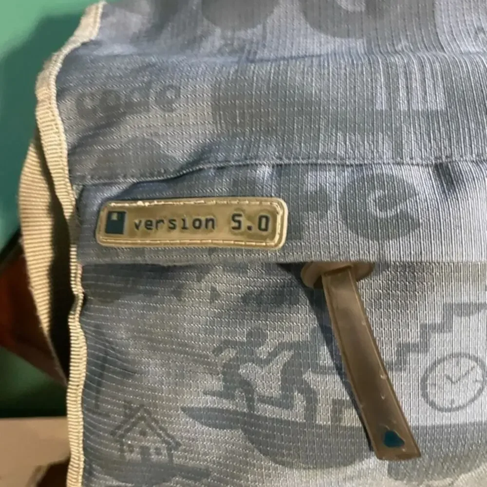 Blue Insulated Y2K Computer bag